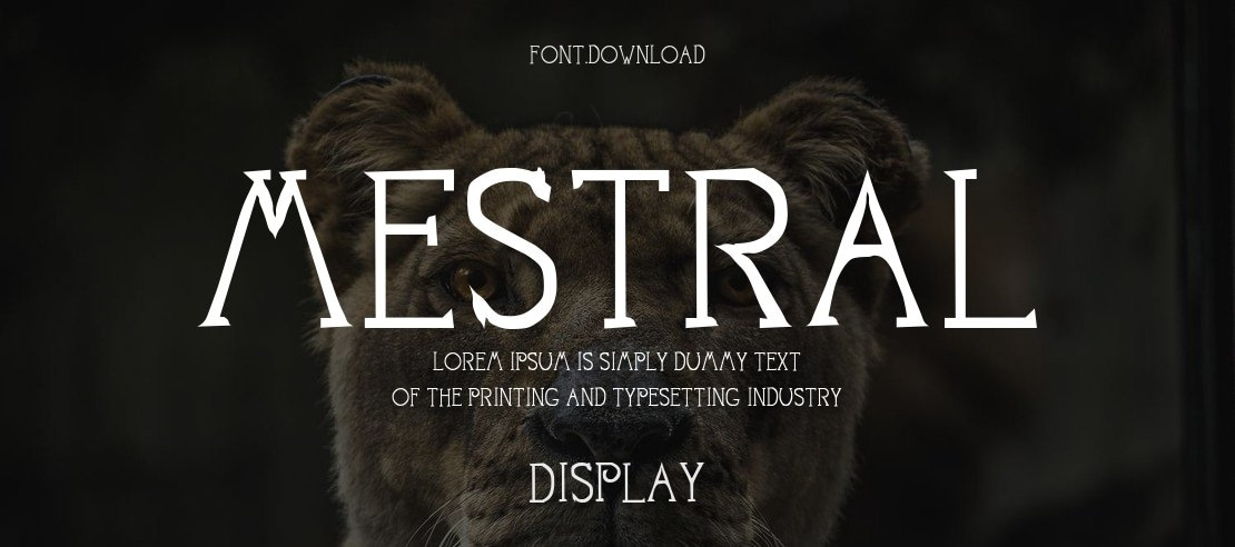 Mestral Font