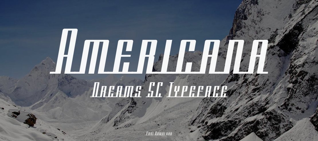 Americana Dreams SC Font
