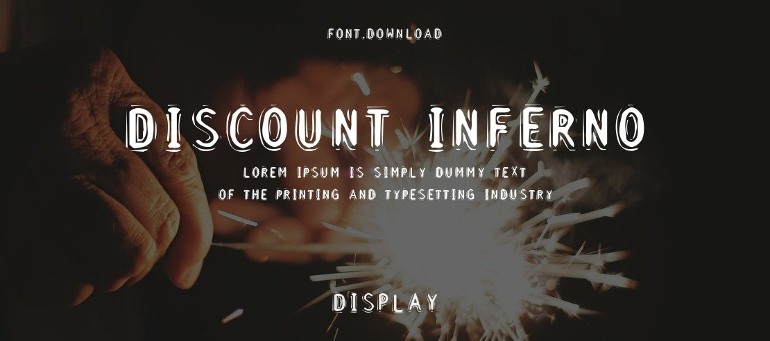 Discount Inferno Font