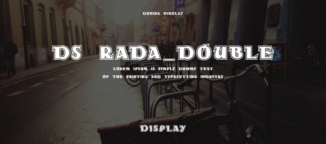 DS Rada_Double Font