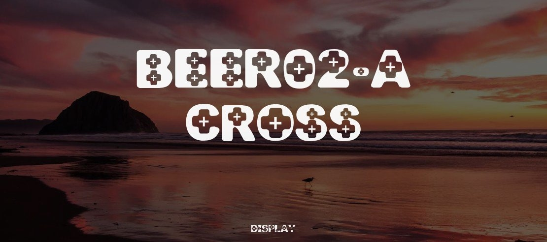 BEER02-A CROSS Font