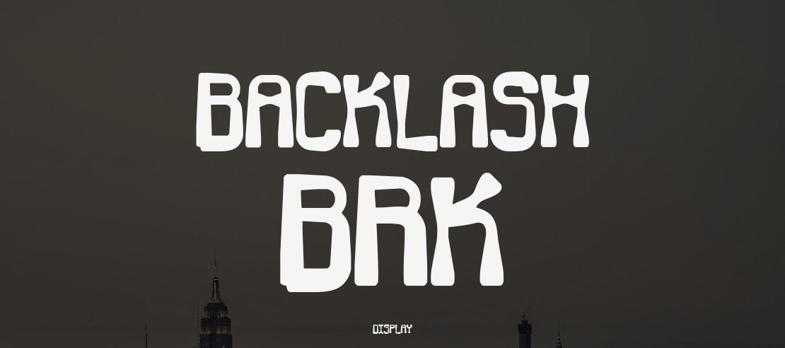 Backlash BRK Font