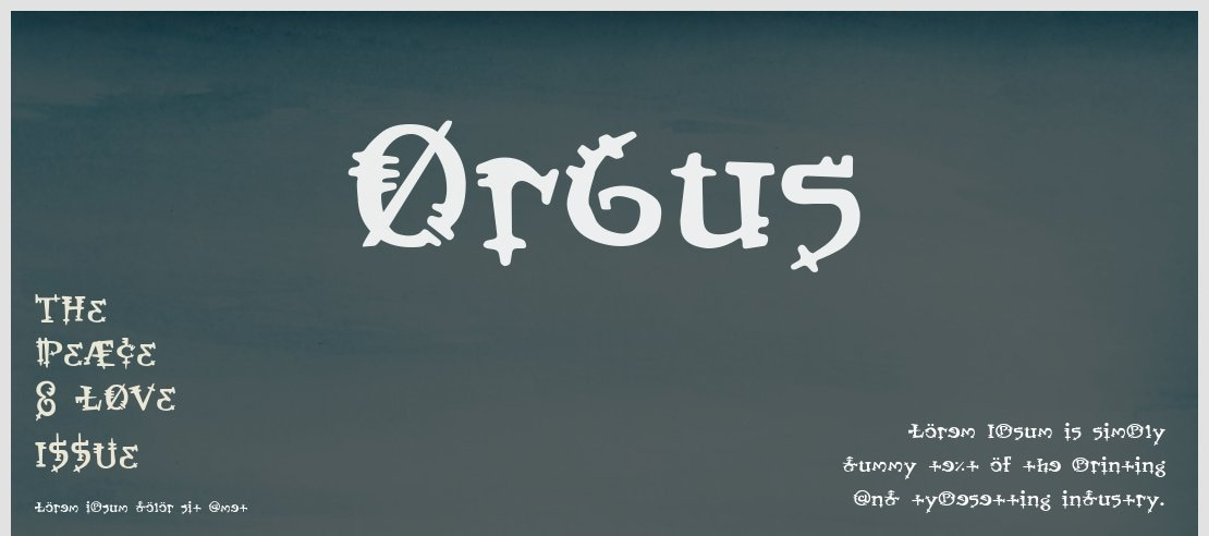 Orbus Font