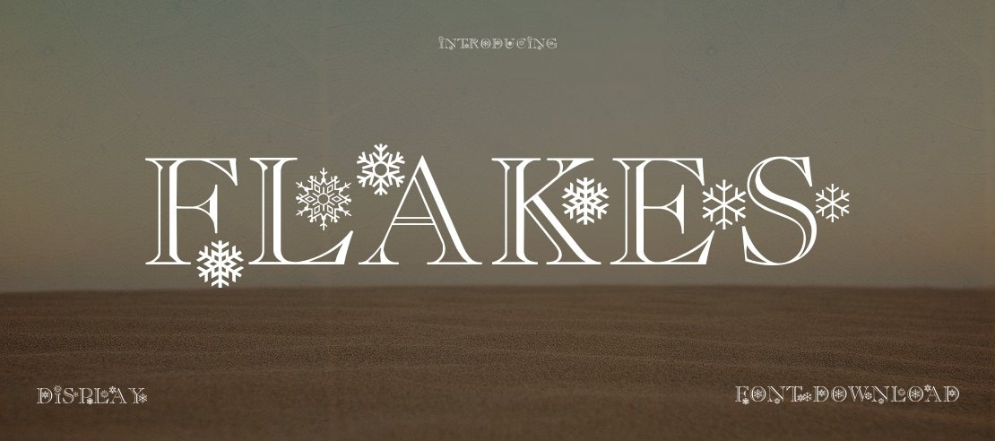 Flakes Font