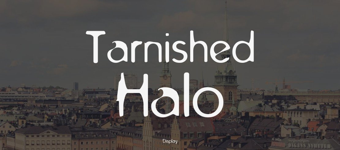 Tarnished Halo Font