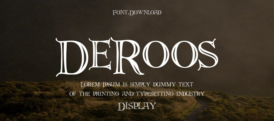 DeRoos Font