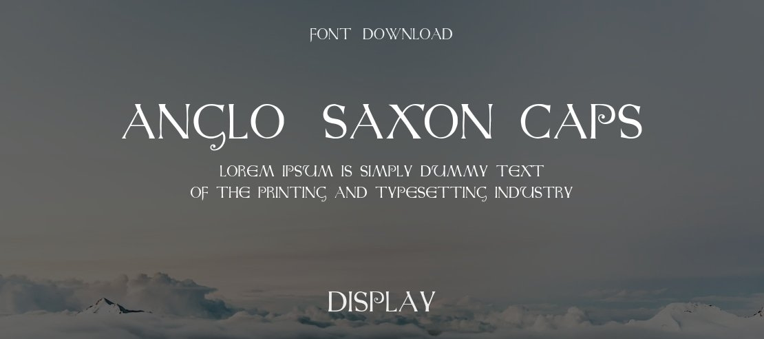 Anglo-Saxon Caps Font