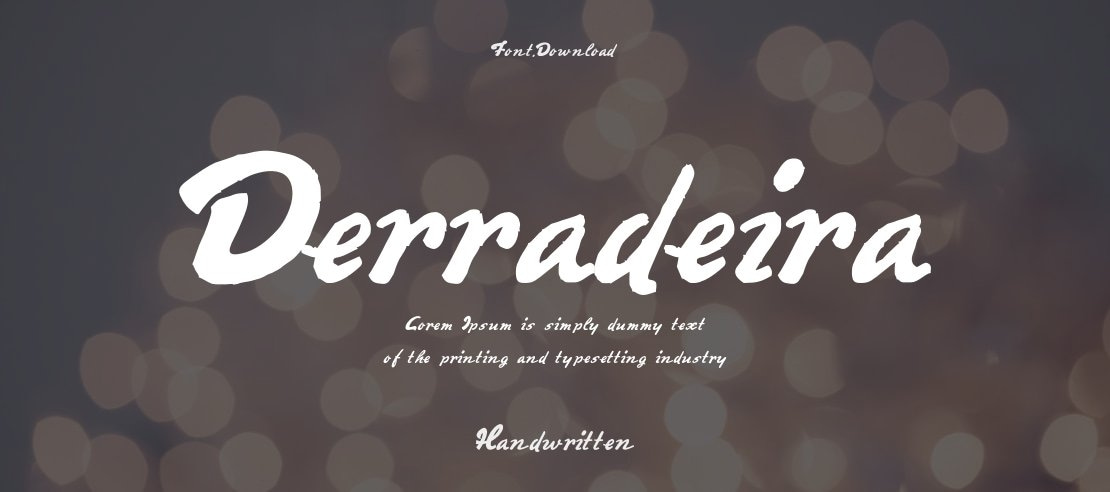 Derradeira Font Family