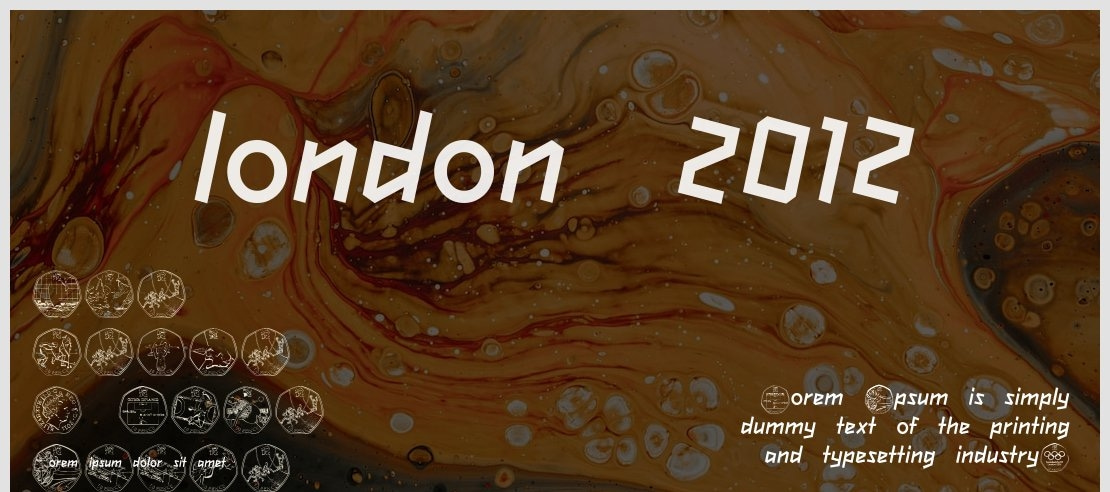 london 2012 Font