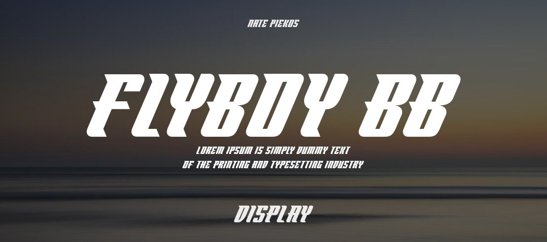 Flyboy BB Font