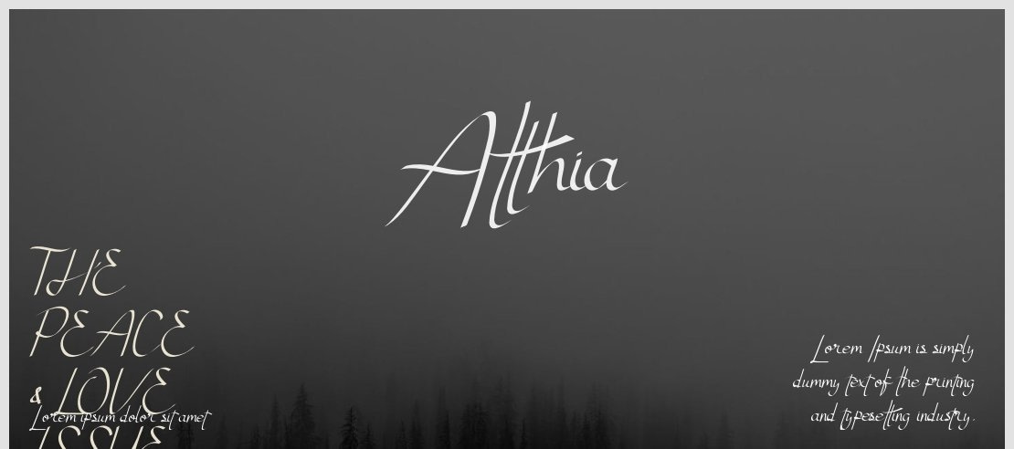Atthia Font Family