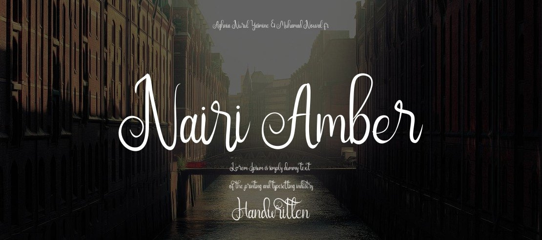 Nairi Amber Font Family