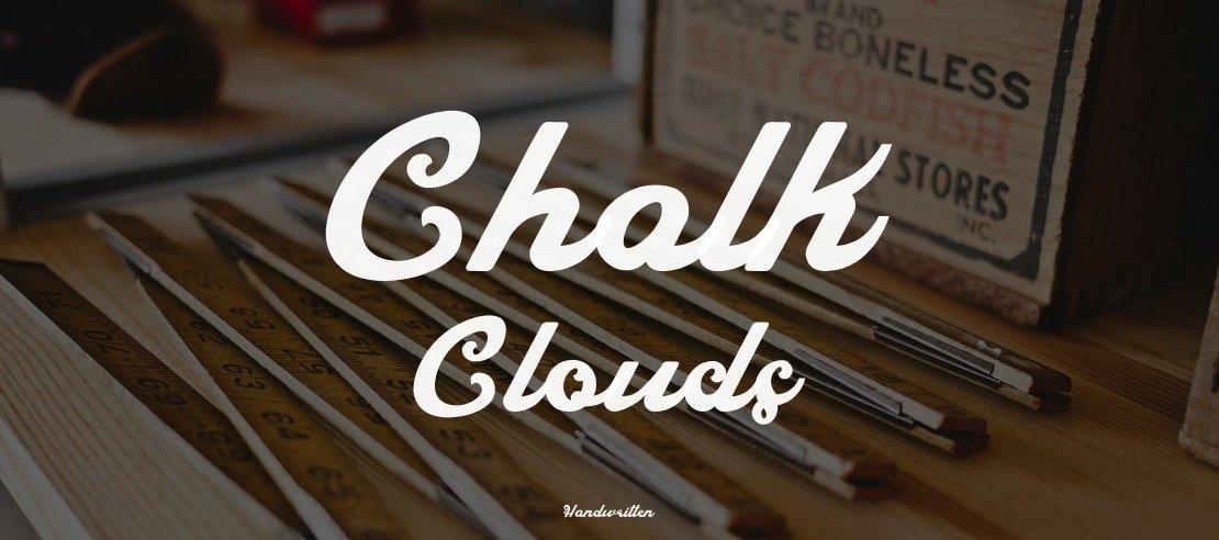 Chalk Clouds Font