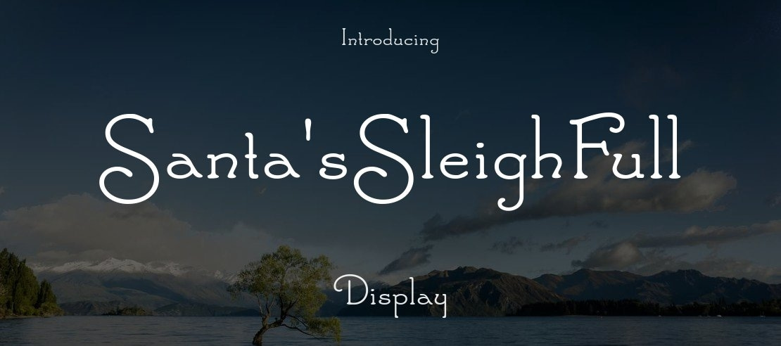 Santa'sSleighFull Font Family