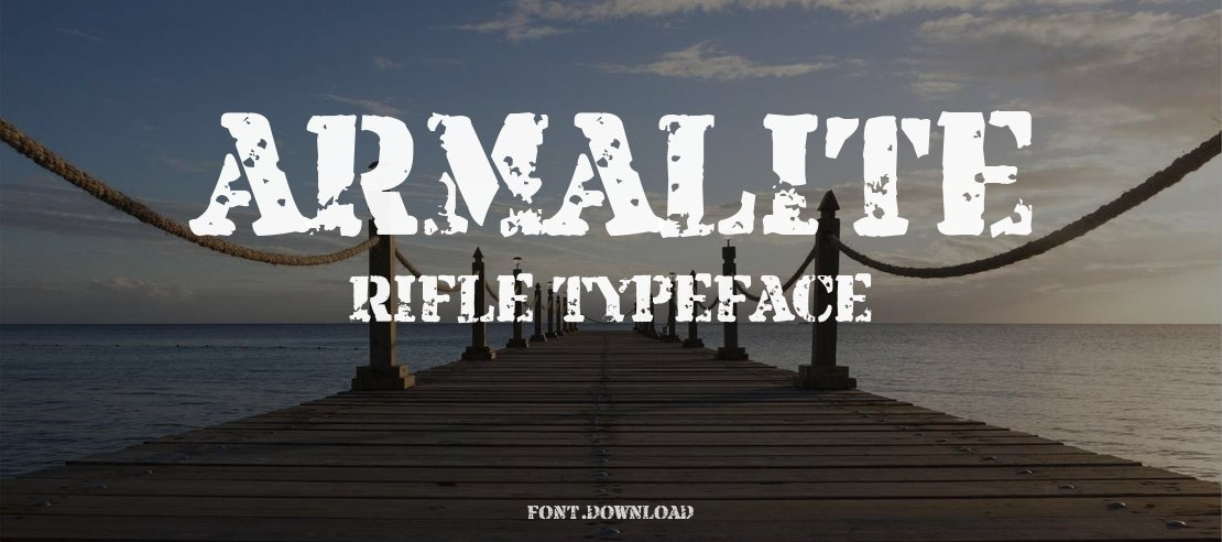 Armalite Rifle Font