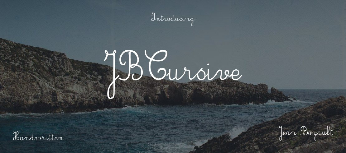 JBCursive Font