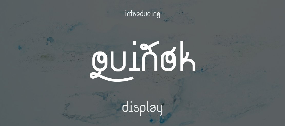 quiñók Font