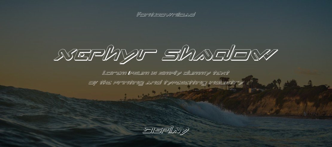 Xephyr Shadow Font