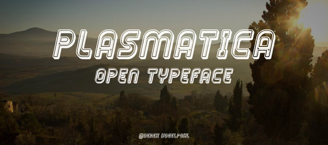 Plasmatica Open Font