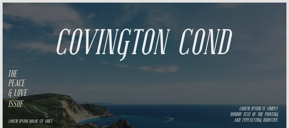 Covington Cond Font