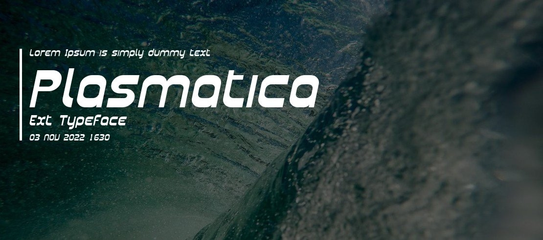 Plasmatica Ext Font