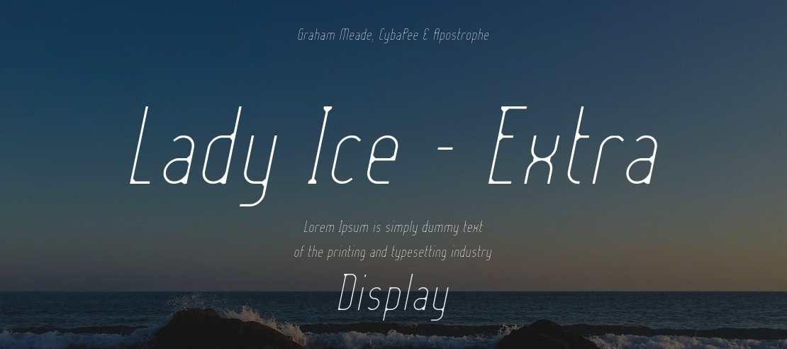 Lady Ice - Extra Font