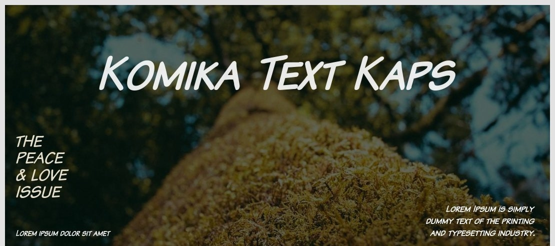 Komika Text Kaps Font