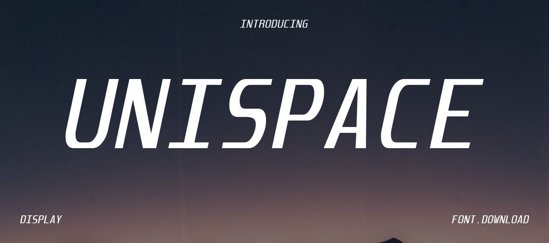 Unispace Font