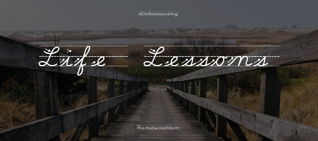 Life-Lessons Font