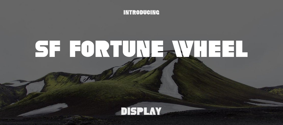 SF Fortune Wheel Font Family