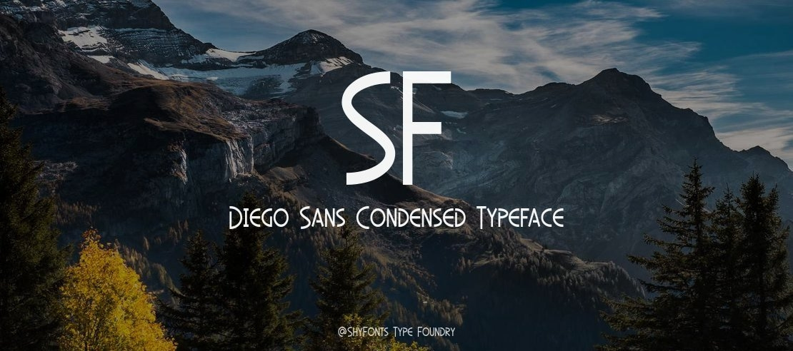 SF Diego Sans Condensed Font Family