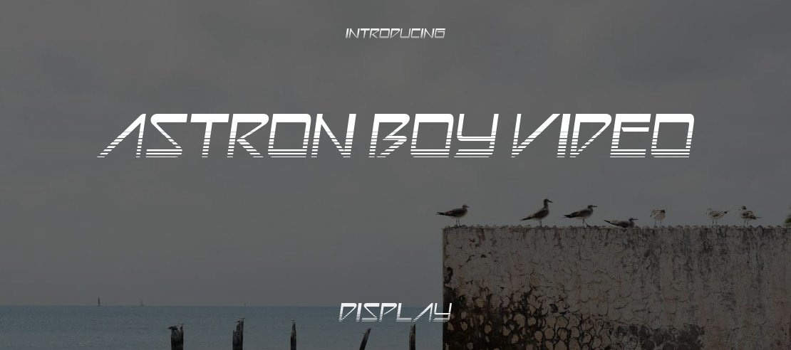 Astron Boy Video Font