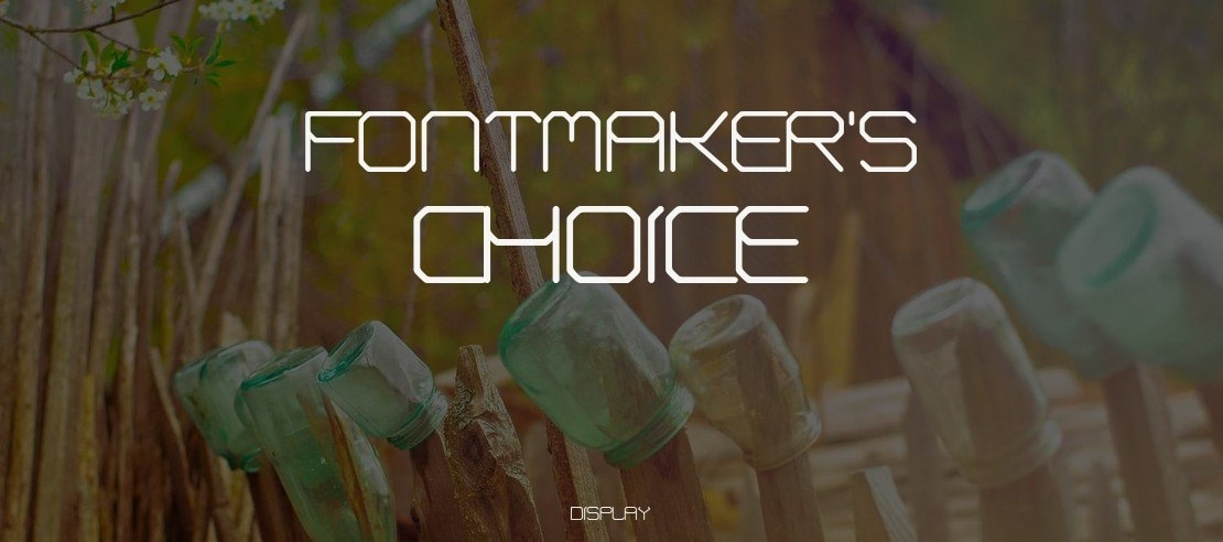 Fontmaker's Choice Font Family