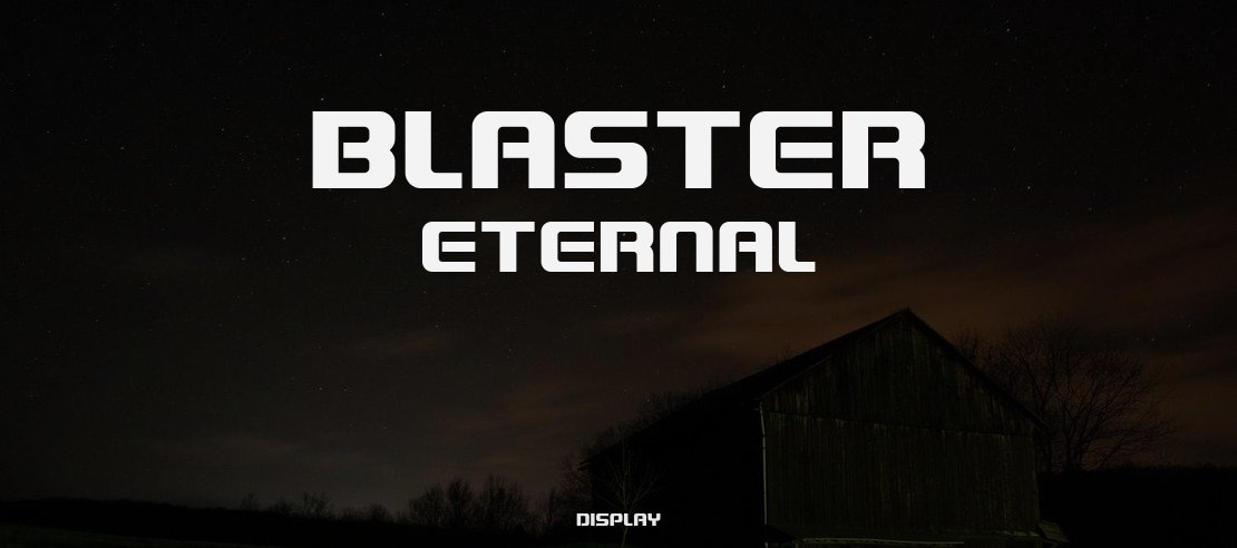 Blaster Eternal Font Family