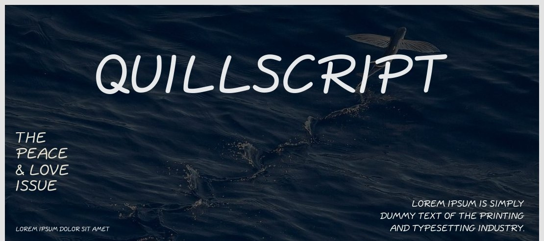 QuillScript Font