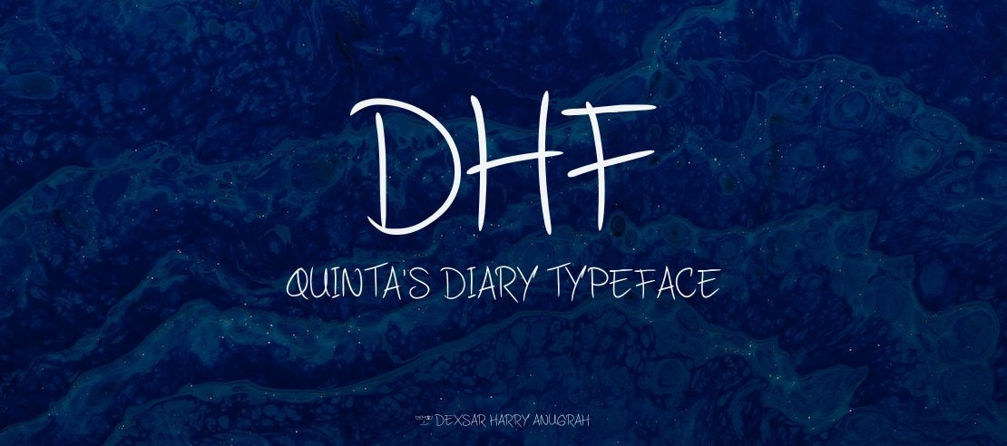 DHF Quinta's Diary Font