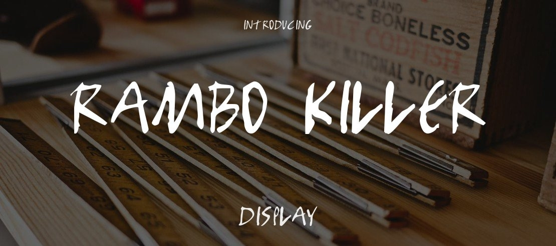 Rambo Killer Font