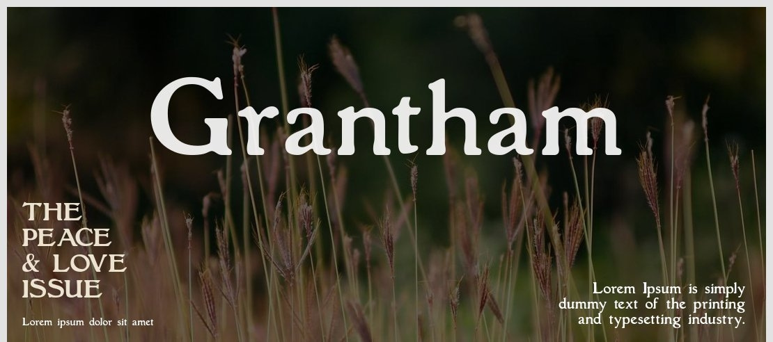 Grantham Font Family