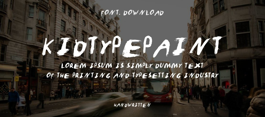 KidTYPEPaint Font