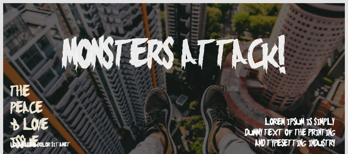 Monsters Attack! Font