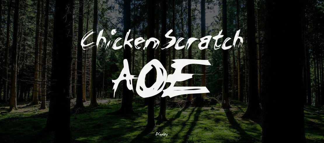 ChickenScratch AOE Font