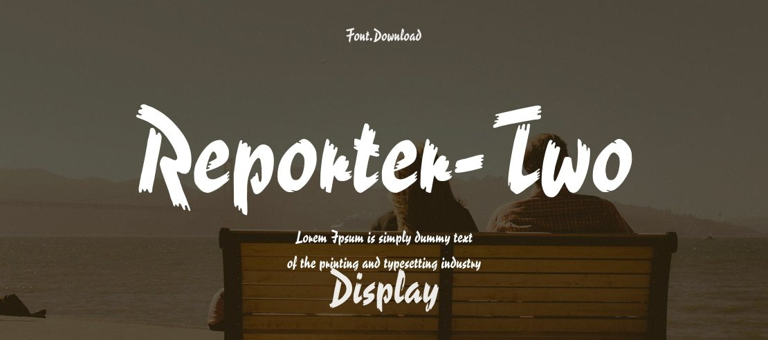 Reporter-Two Font