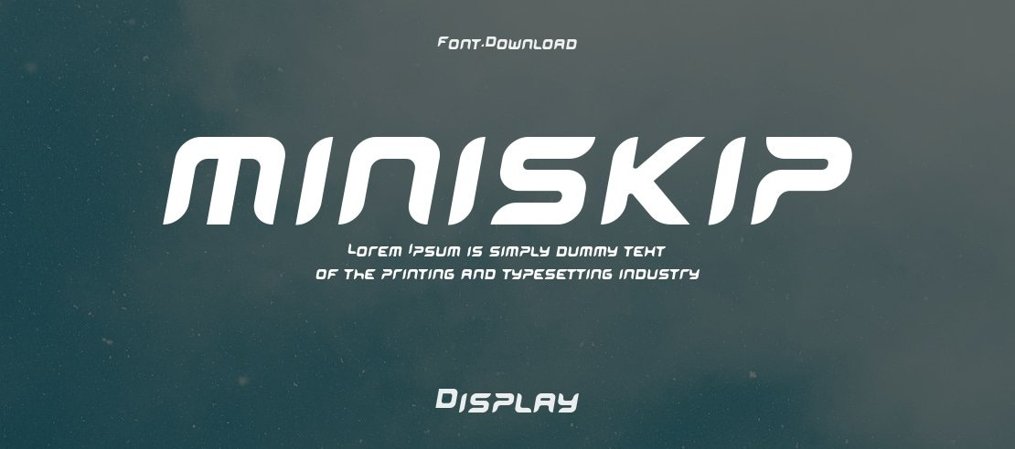 miniskip Font