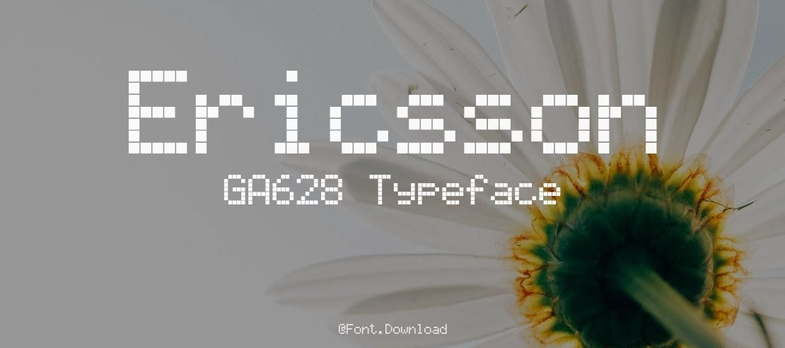 Ericsson GA628 Font
