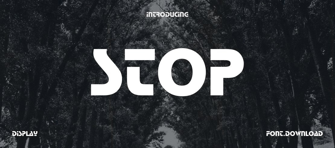 Stop Font