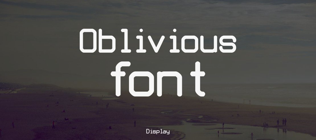 Oblivious font