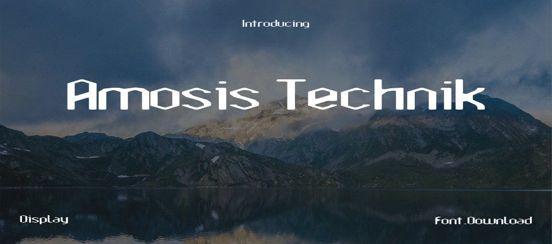 Amosis Technik Font