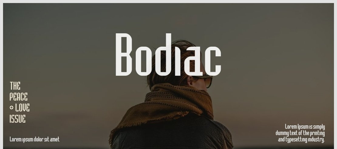 Bodiac Font