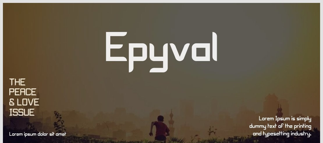 Epyval Font