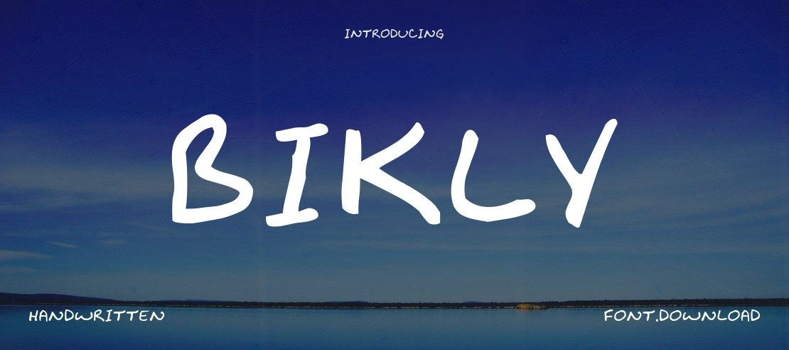 Bikly Font